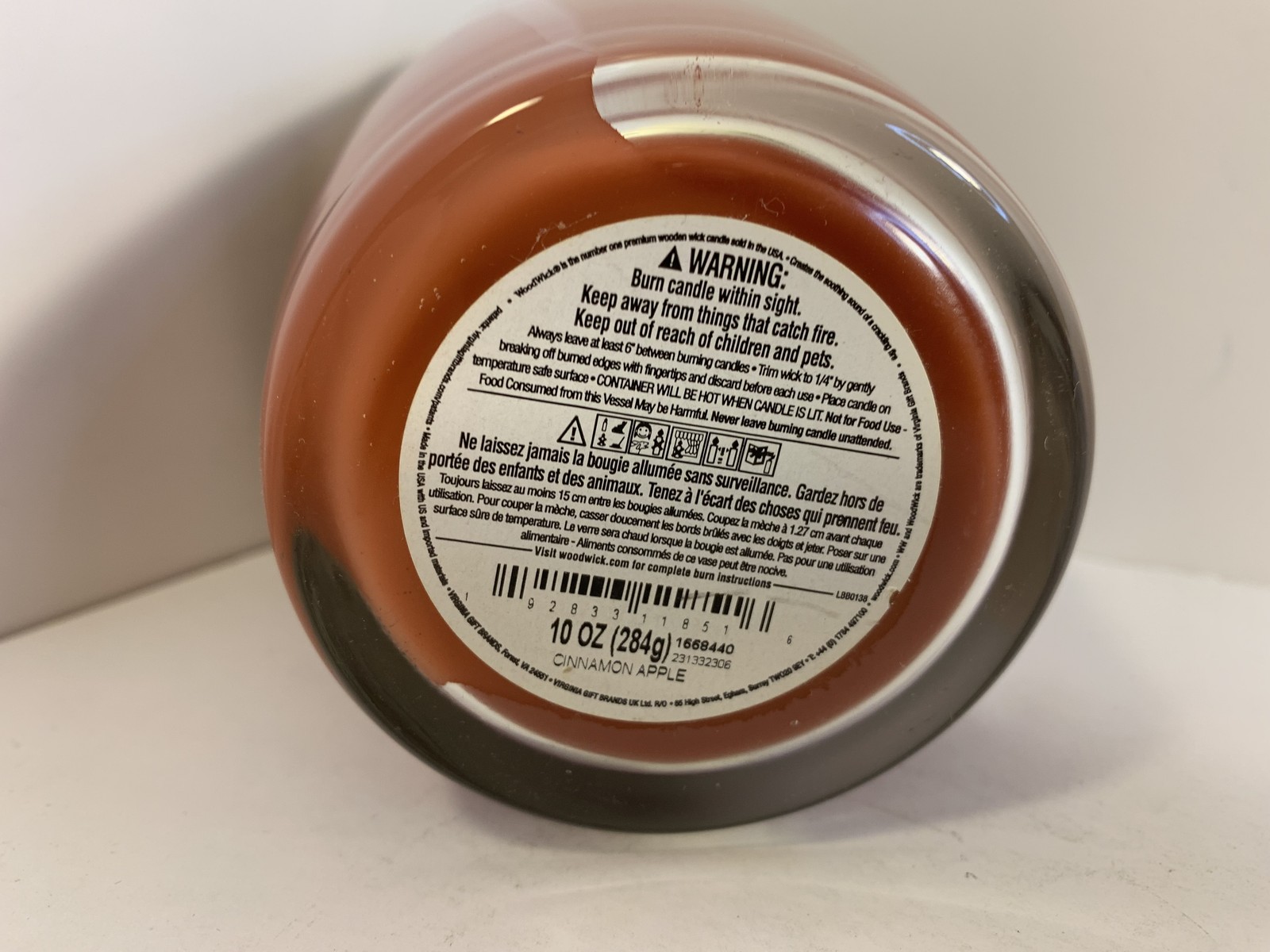 Nature’s Wick by WoodWick Cinnamon & Apple Scented Candle 10oz Crackles