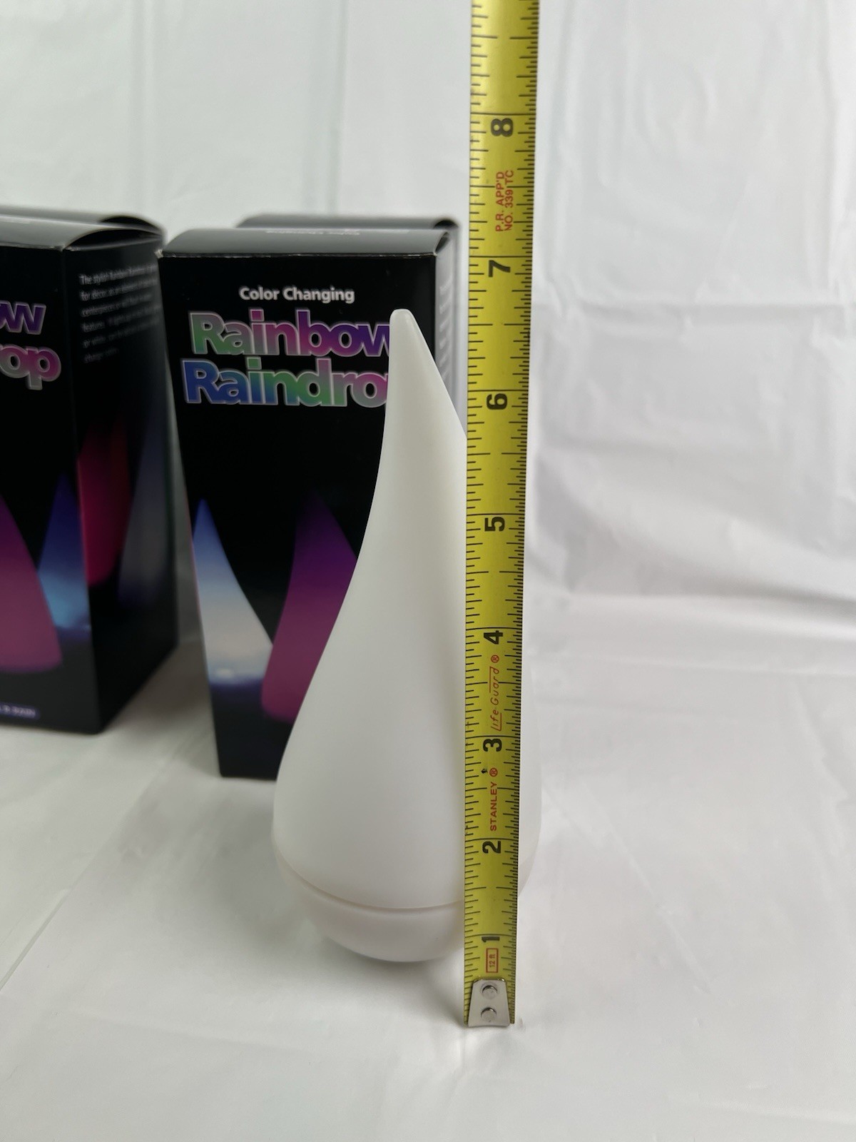 Multi Color Changing Rainbow Raindrop Light Tabletop, Party, Floats Lot Of 4