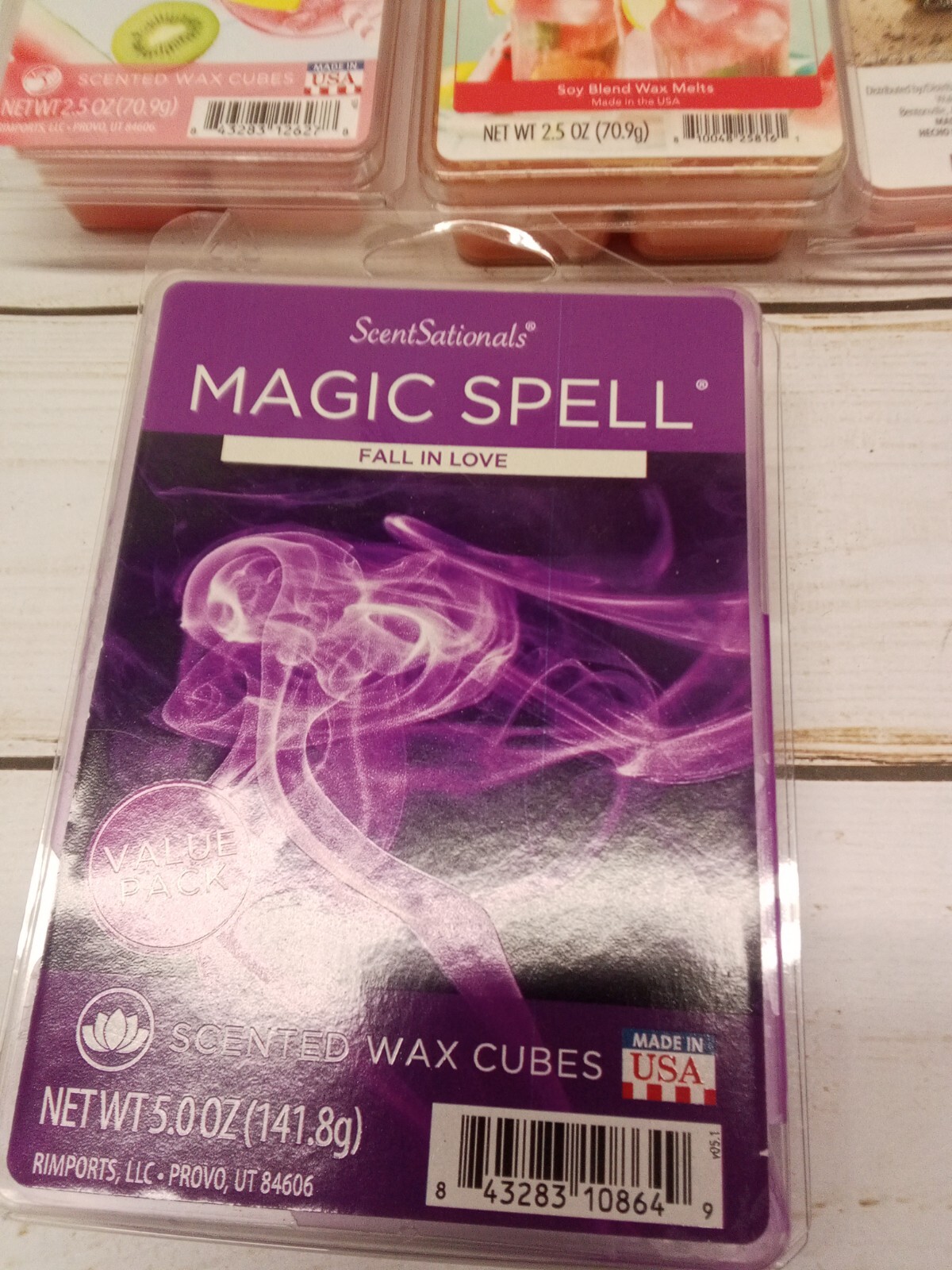 Lot of 6 Different Scented Candle Wax Melts a couple have been opened unused