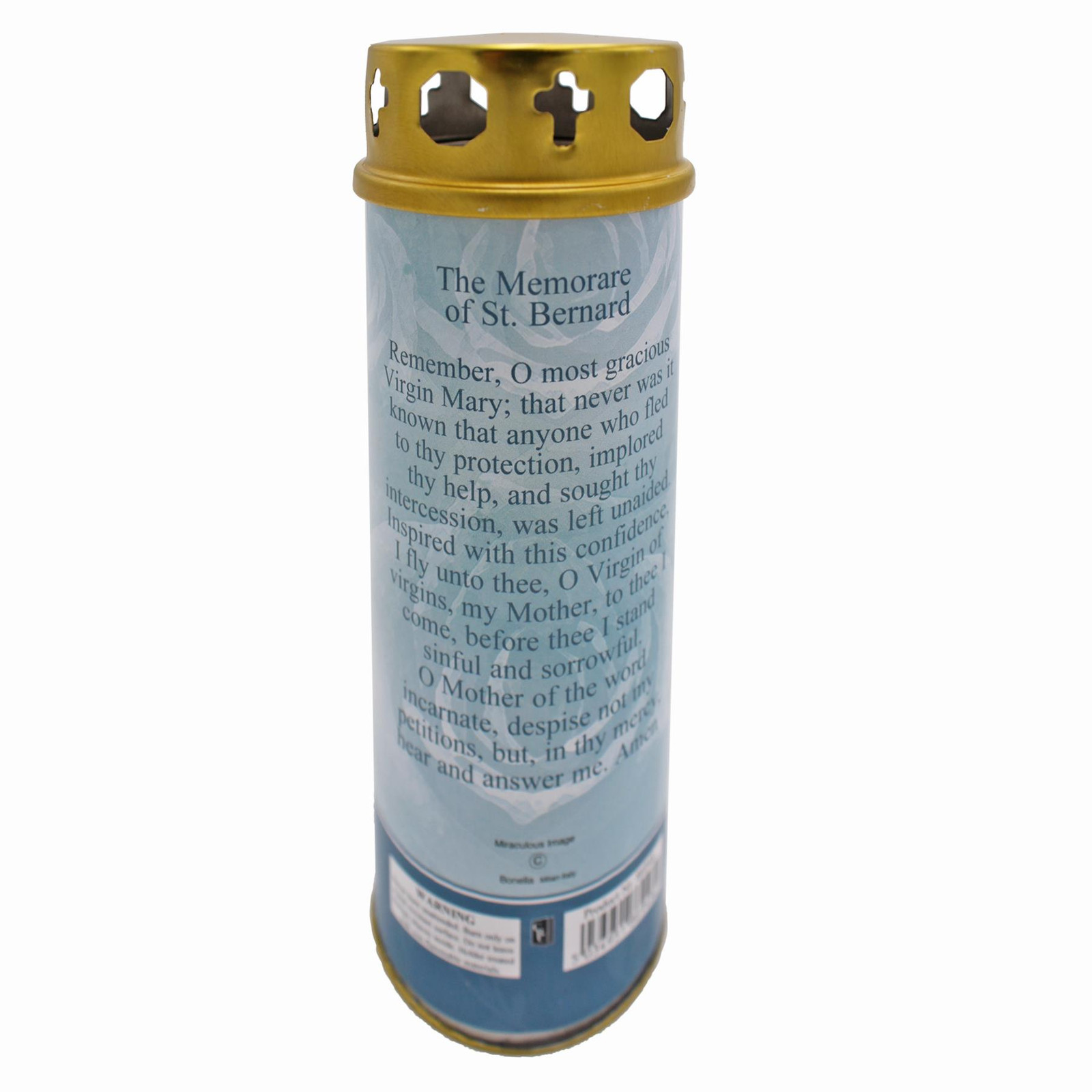 Religious Pillar Candle and Windproof Cap And Prayer – Our Lady Of Grace
