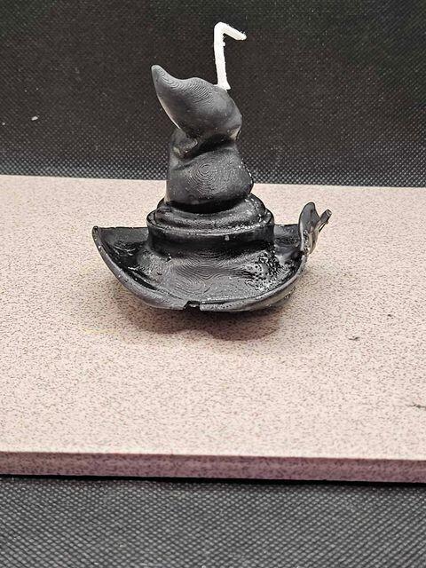 Magic Witch Hat Candle Size 3 in X 3 in