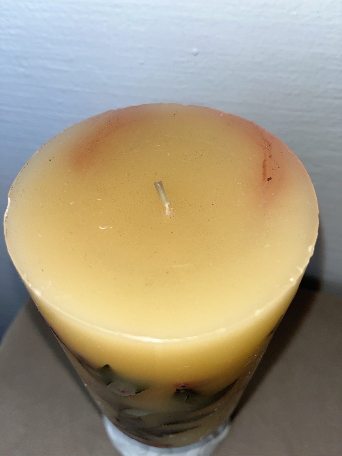 Pottery Barn Mulled Spice Botanical Candle 6×4 Pillar Holiday Scent And Look