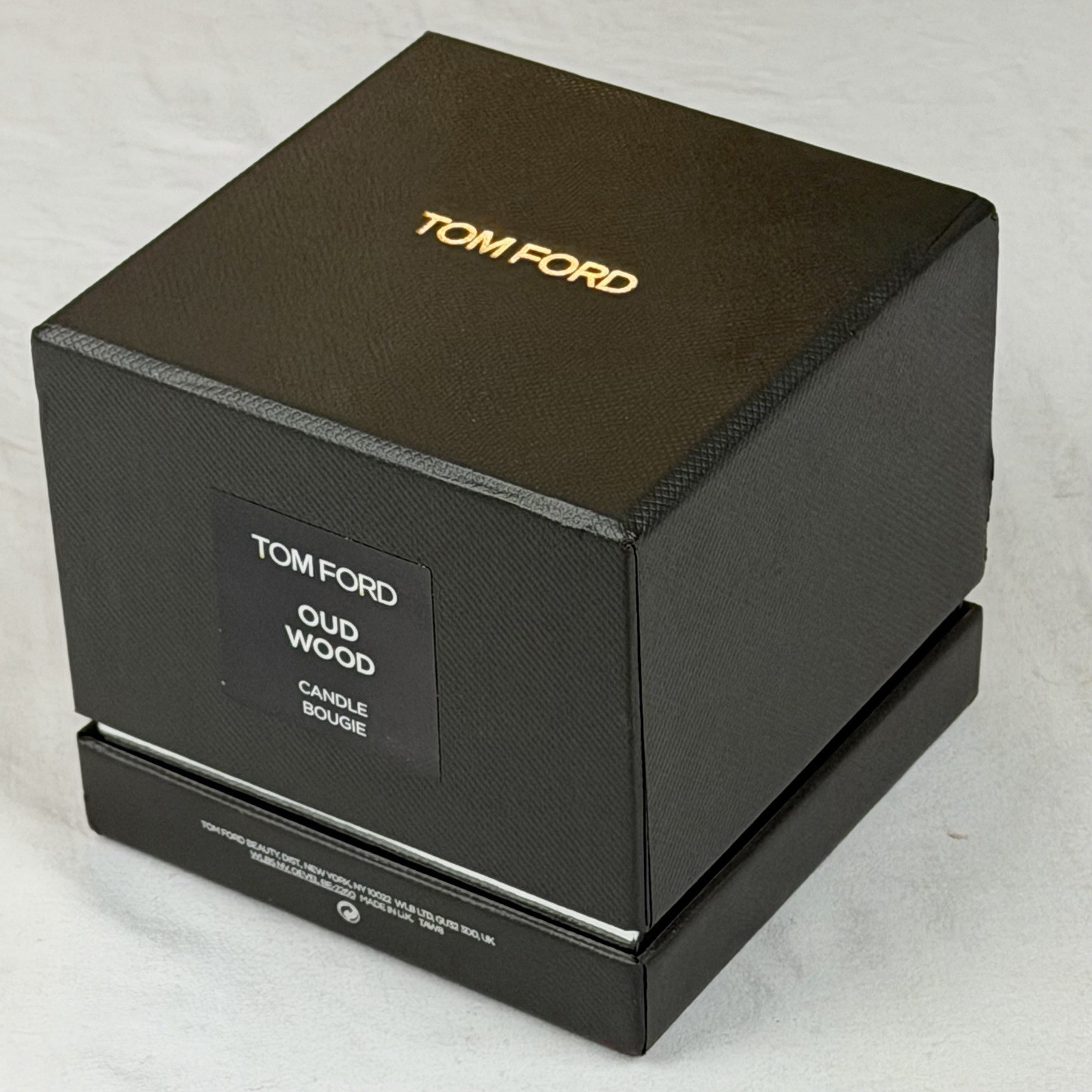 Tom Ford Oud Wood Scented Candle New In Box Unused Luxury Home Fragrance 2.25 in