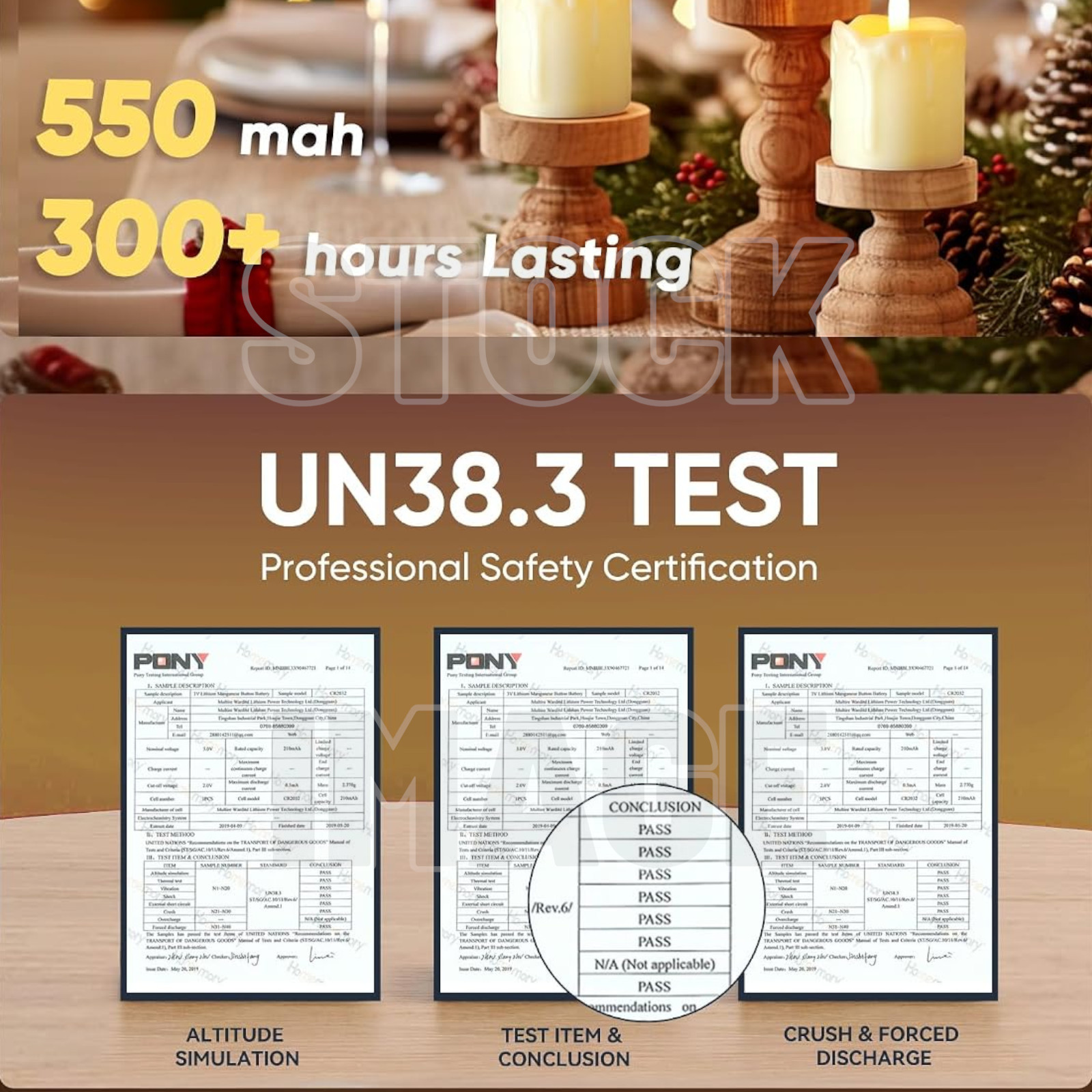 12 Pack 2″ x 2″ Timer Remote Control Flameless Votive Candles Battery Operated