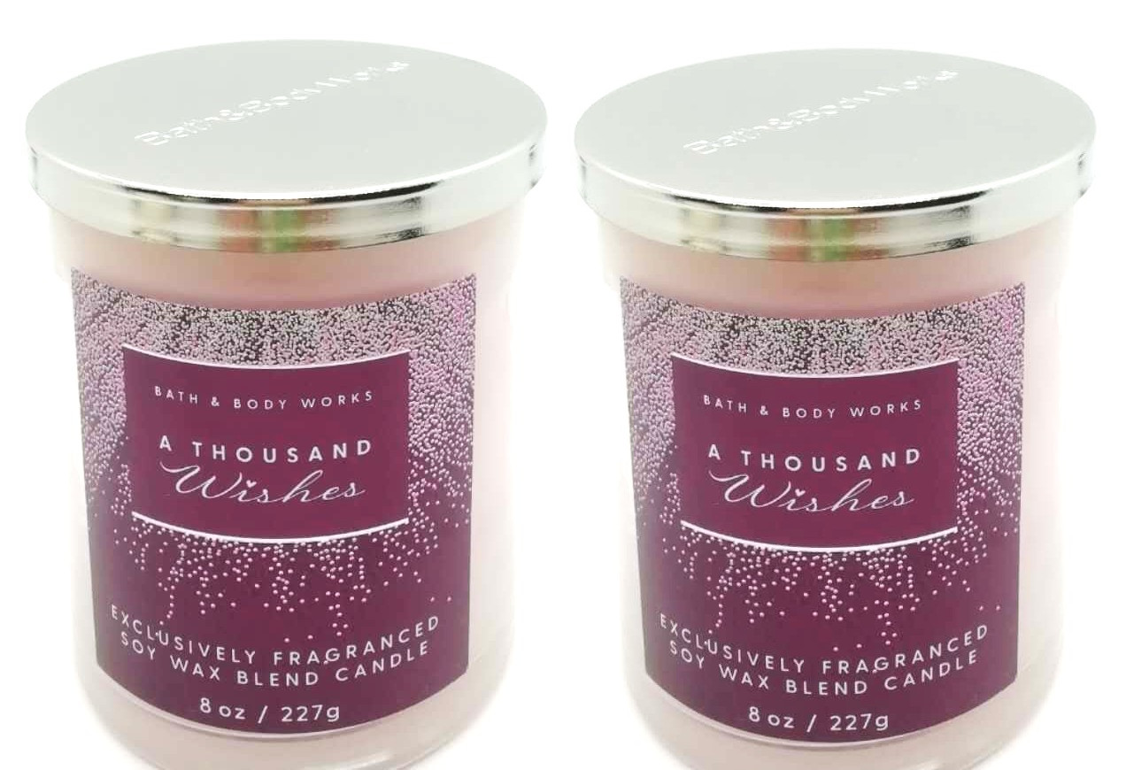 2- Pack Bath & Body Works Single Wick Candle 8 oz PICK YOUR SCENT