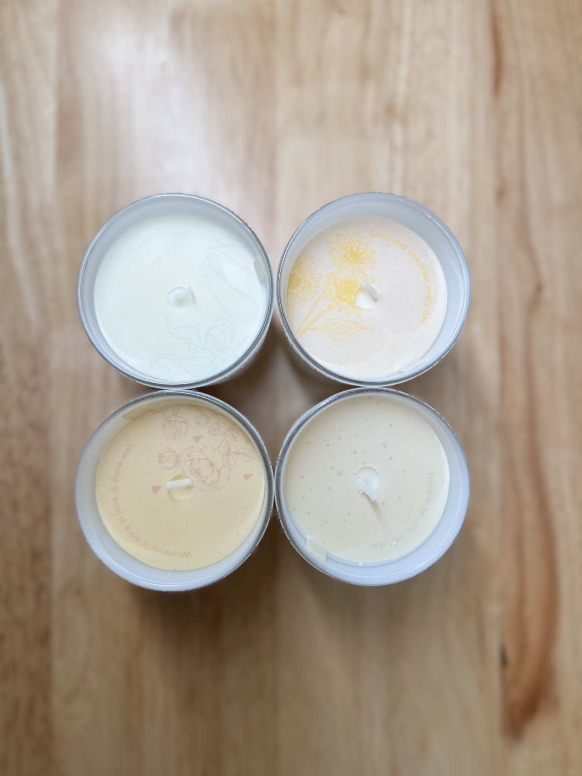 White Luxe Collection (4Pack)- 100% soy- Eco Friendly- Free Shipping- Home Decor