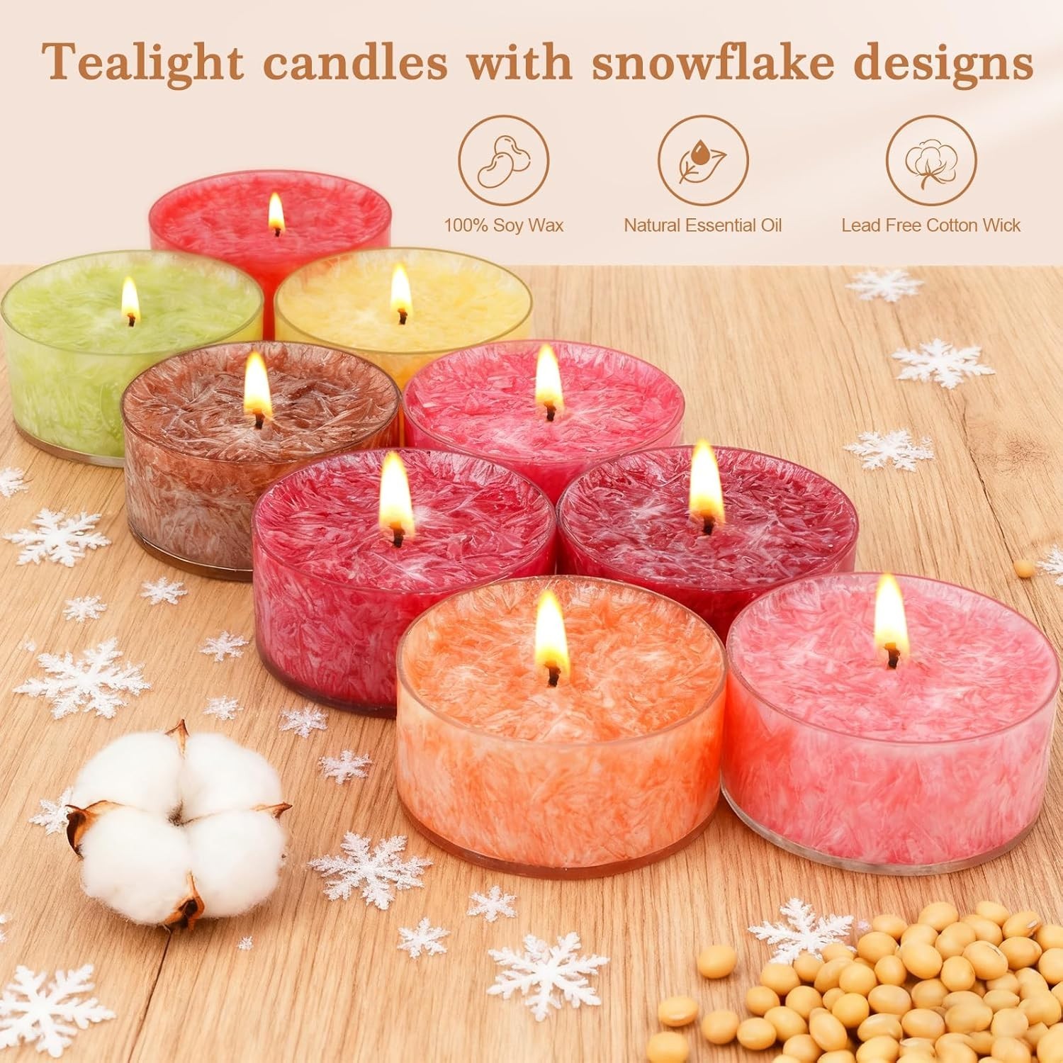 Candles for Women 16 Pack Aromatherapy Scented Candles Small Candle Gift Set