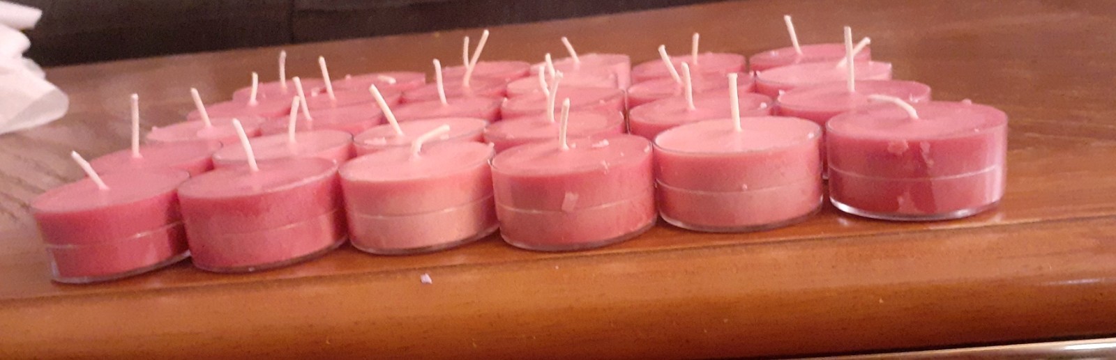 25 TEA LIGHTS PINE FOREST HIGHLY SCENTED HANDMADE SOY WAX