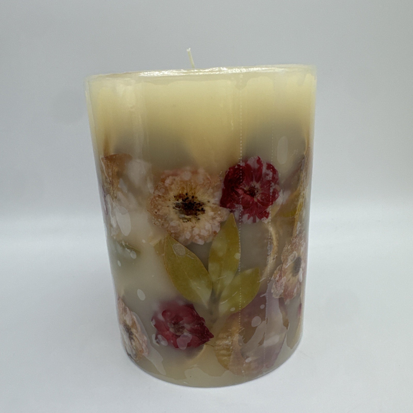 ROSY RINGS, PEONY & POMELO LUXURY BOTANICAL CANDLE, 6.5″ TALL, 200 HRS
