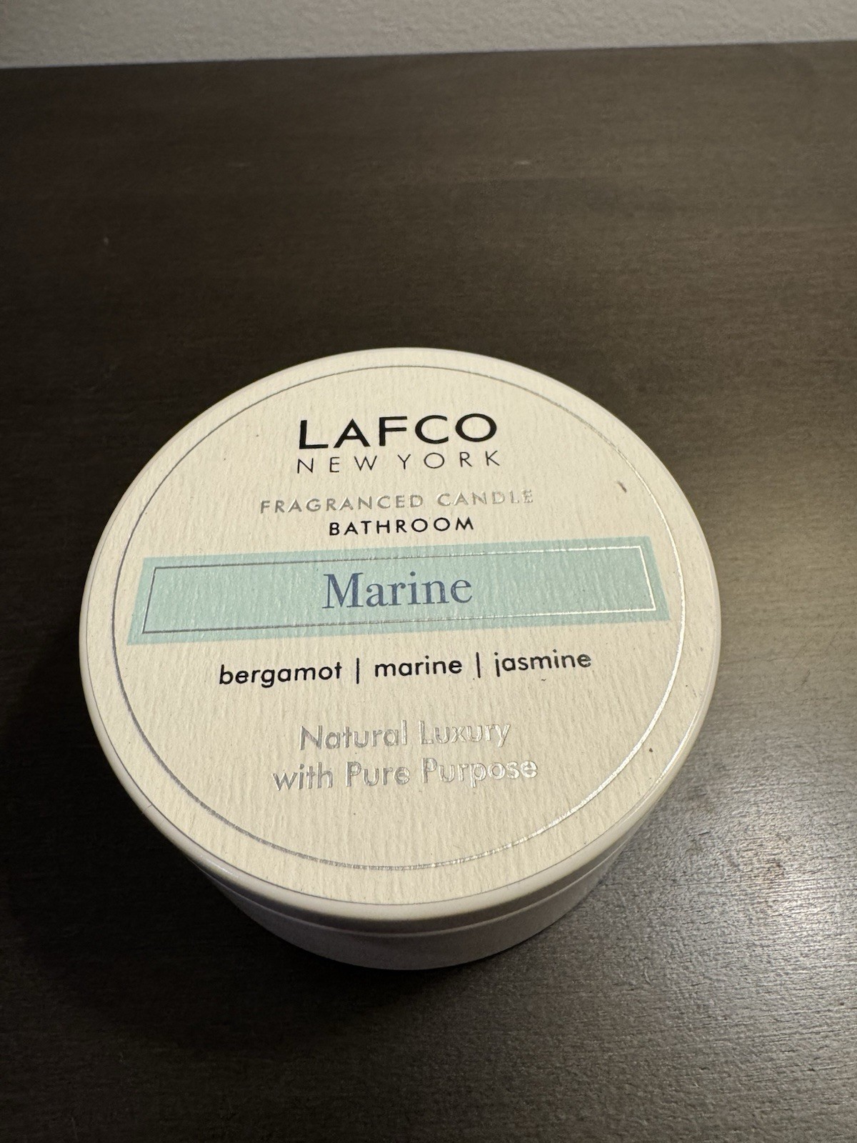 Lafco Fragrance Candle Bathroom Marine 4 oz 112 g Travel Size NEW