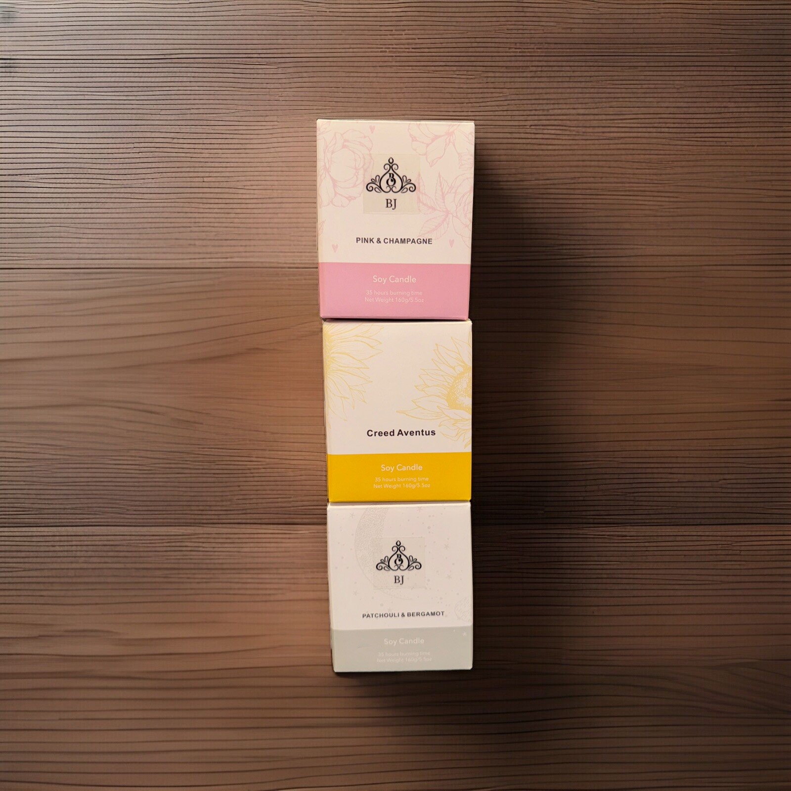 Creed Aventus, Pink & Champagne, Patchouli & Bergamot Candles -Free Shipping