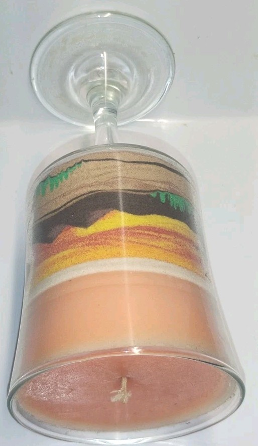 Sand Art Candle