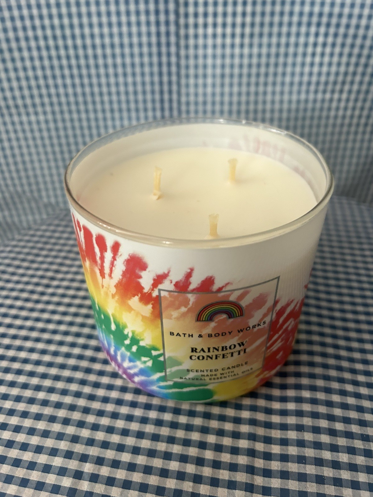 Bath & Body Works Rainbow Confetti 3-wick Candle