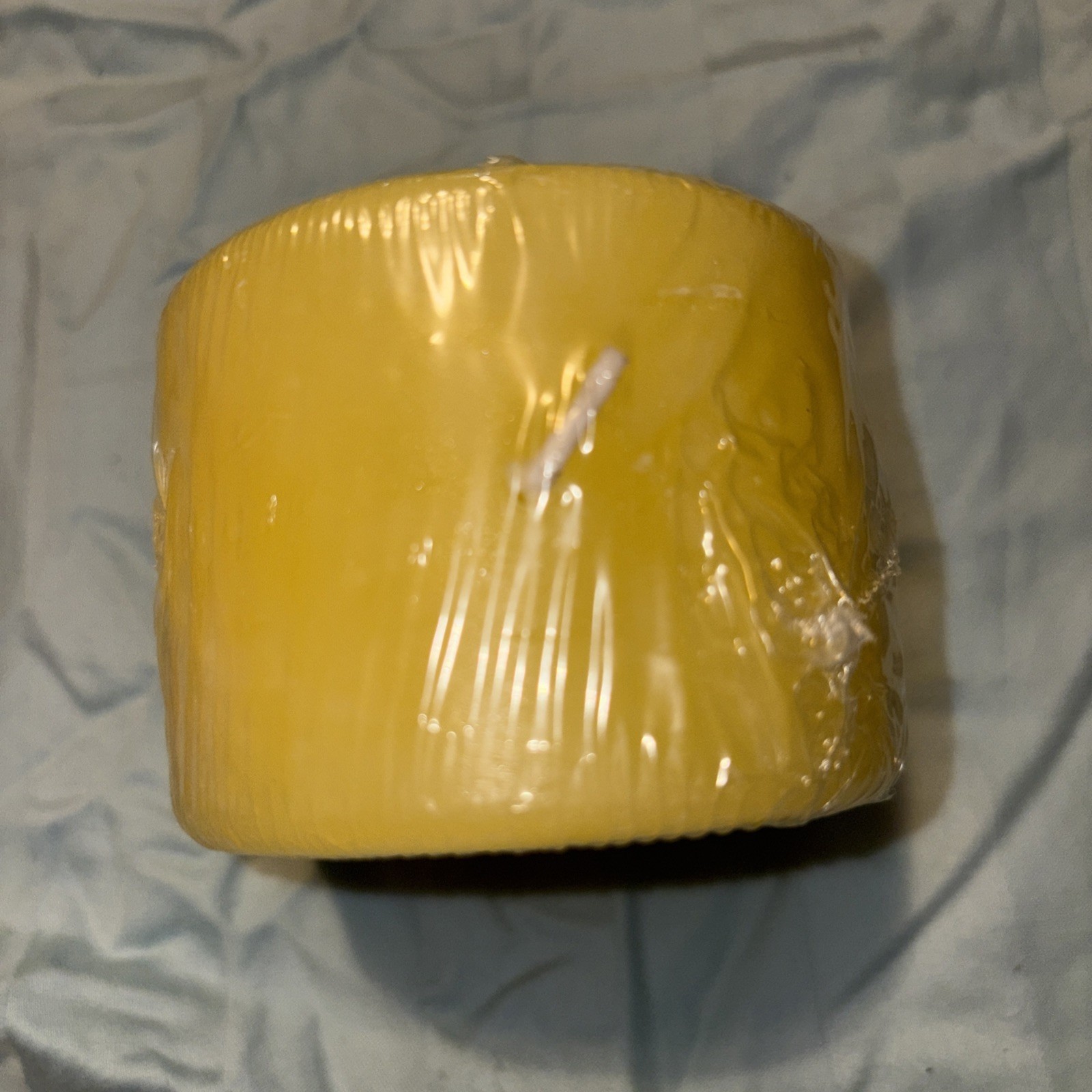 TRUELIVING Yellow Rainbow Shaped Candle 3.5 x 3 x 2 inches Outdoor Living