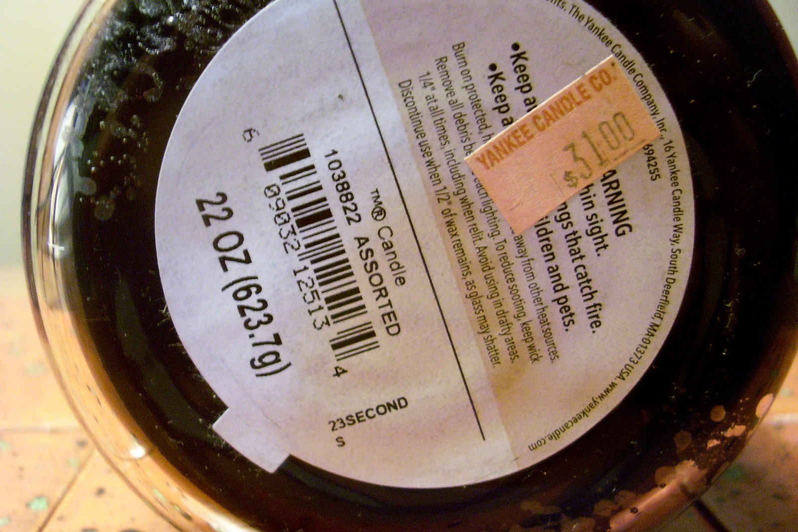 yankee candle 22oz JAR WITCHES’ BREW