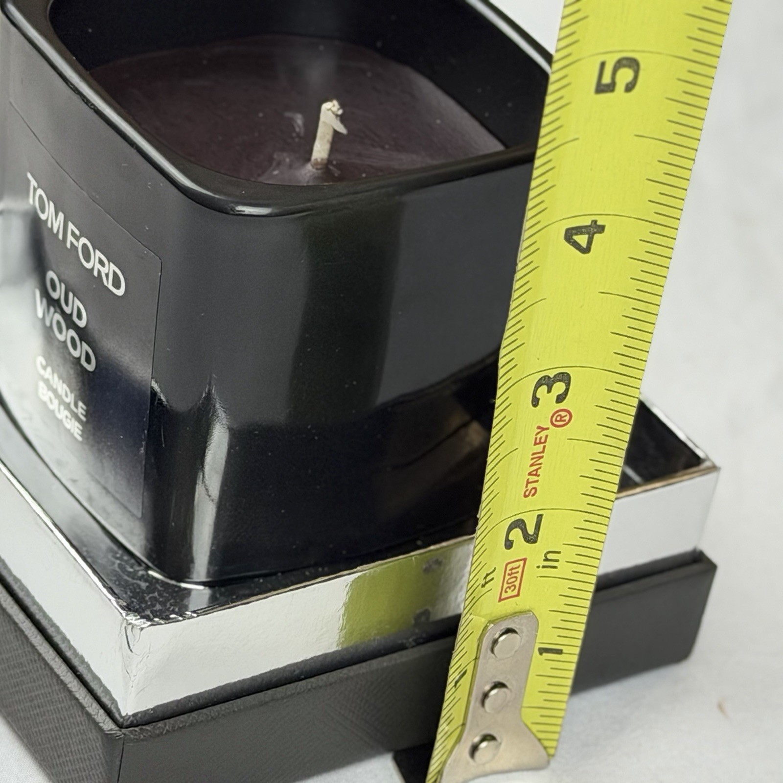 Tom Ford Oud Wood Scented Candle New In Box Unused Luxury Home Fragrance 2.25 in