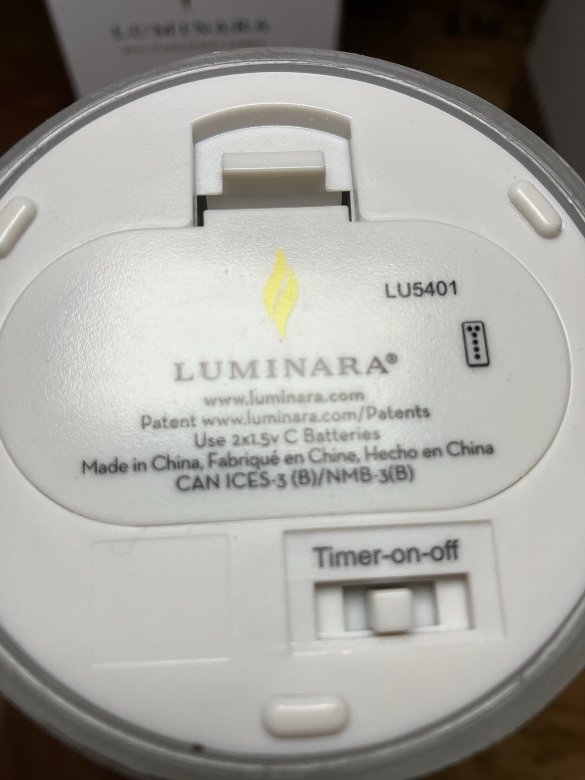 Luminara LU5401 Set of 6 Gray Assorted Pillars 3 sizes Grey – New in Box
