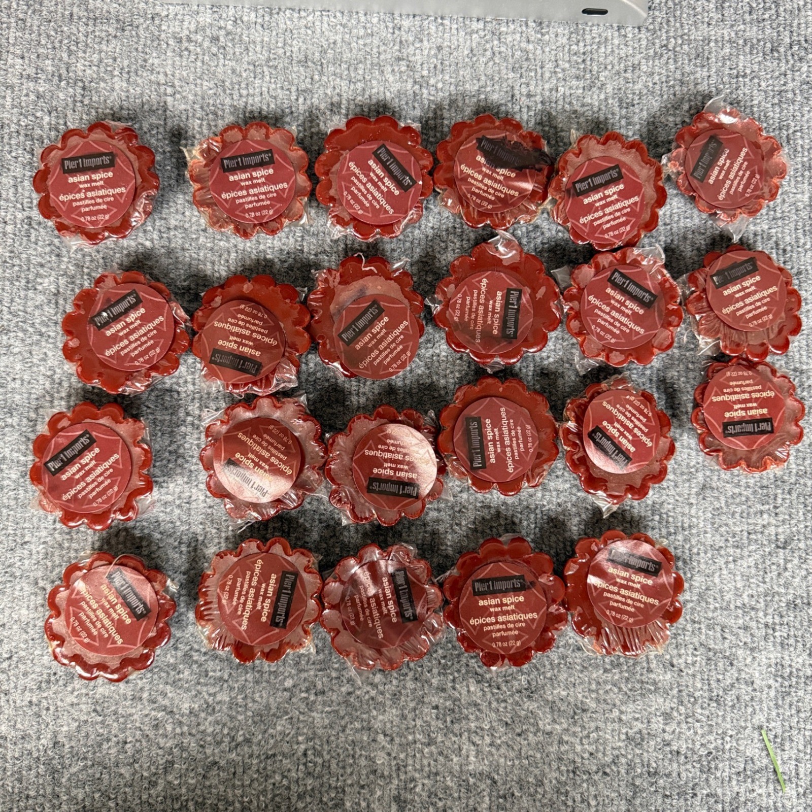 New Pier 1 Imports Asian Spice Scented Wax Melt Brown 23 Pcs