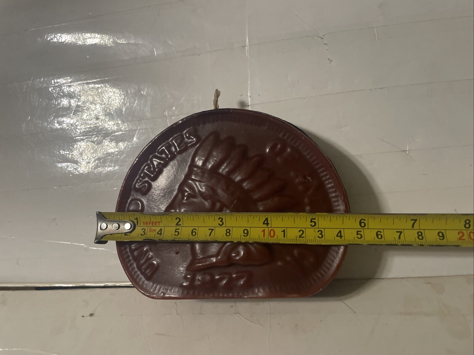 Vtg Indian Head Penny Cent Unused Wax Candle Rare