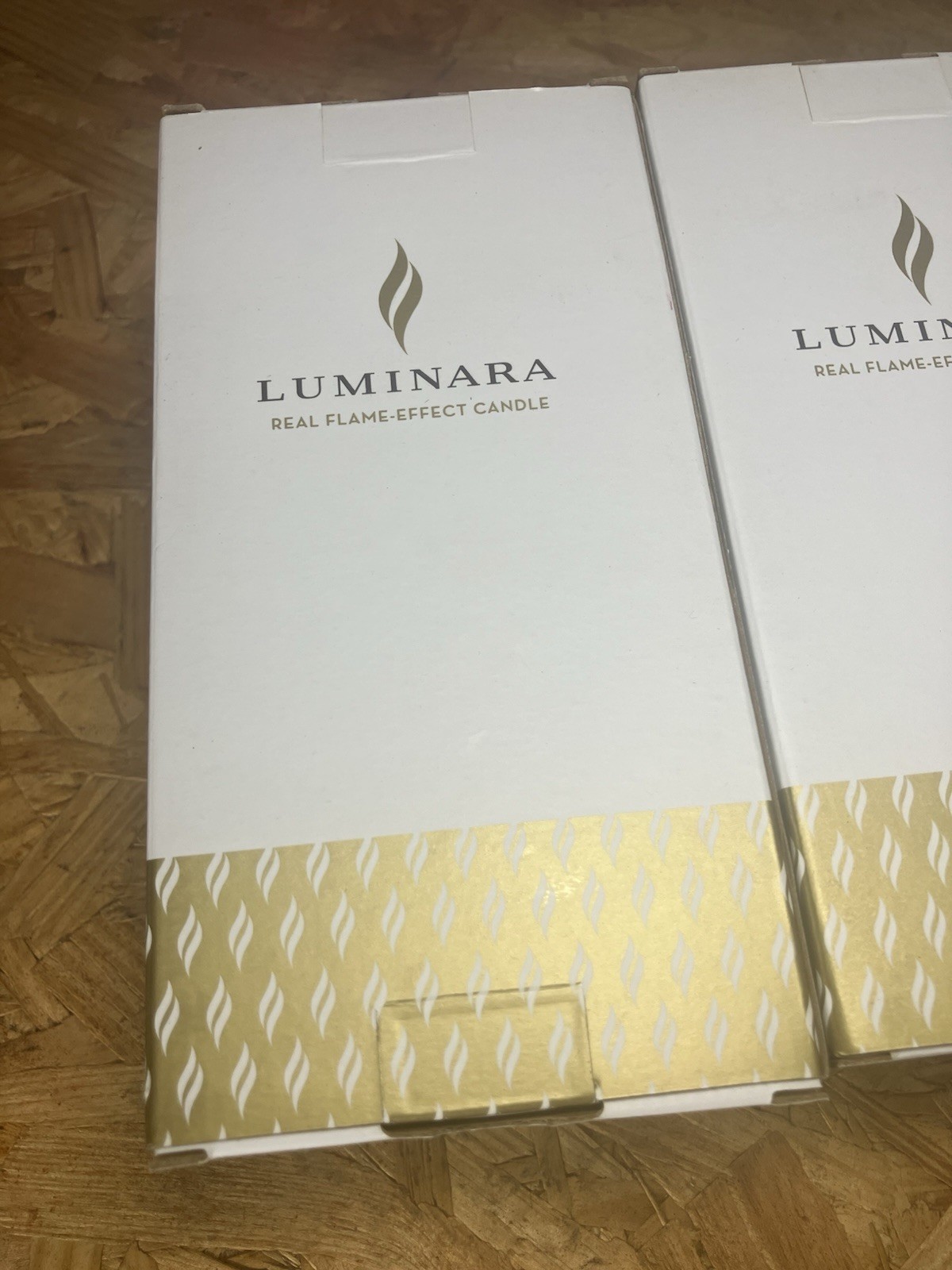 Luminara LU5401 Set of 6 Gray Assorted Pillars 3 sizes Grey – New in Box