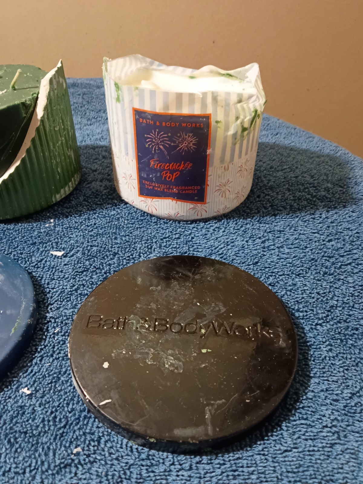 Bath & Body Works Three Broken Candles Brand New Wicks For Repurpose