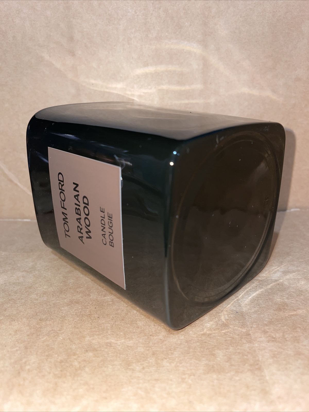 ARABIAN WOOD Tom Ford Candle Bougie in Brown Glass IMPERFECT New No Box