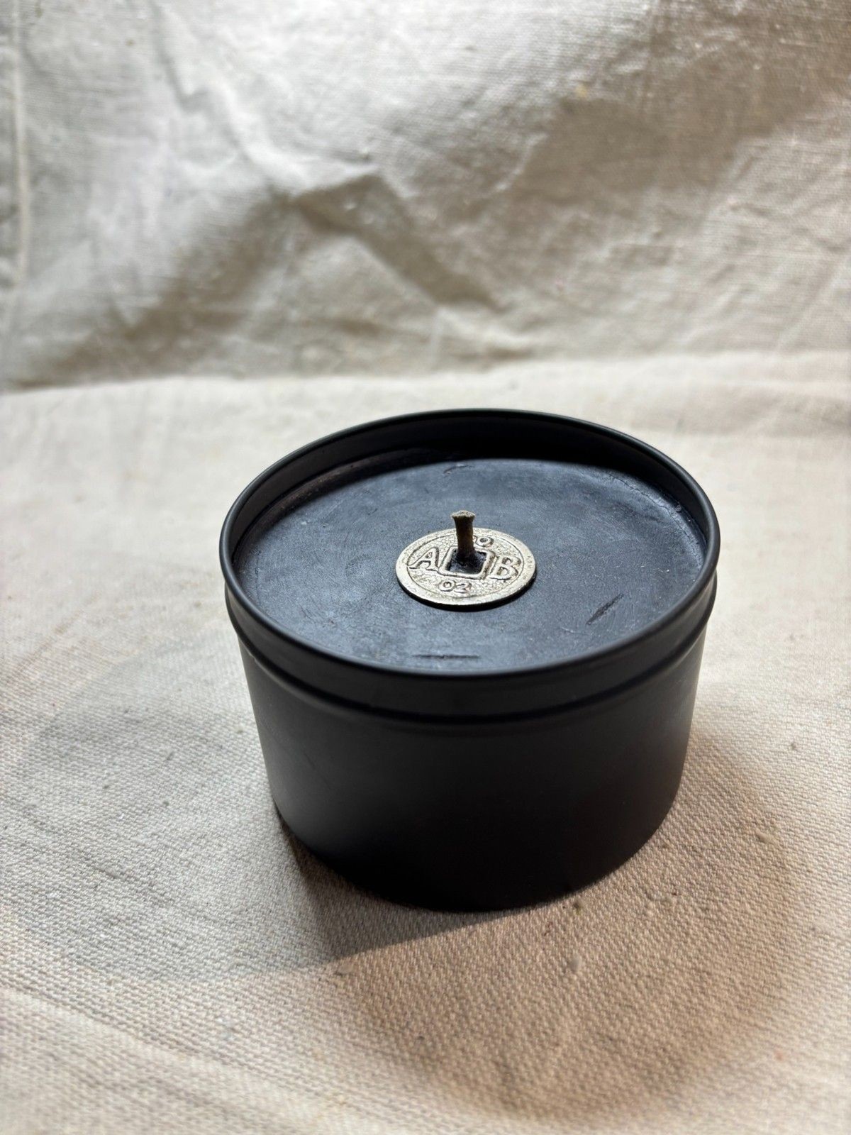 Archipelago Black Forest Candle Unburned Missing Band Fragrance Barrel 923