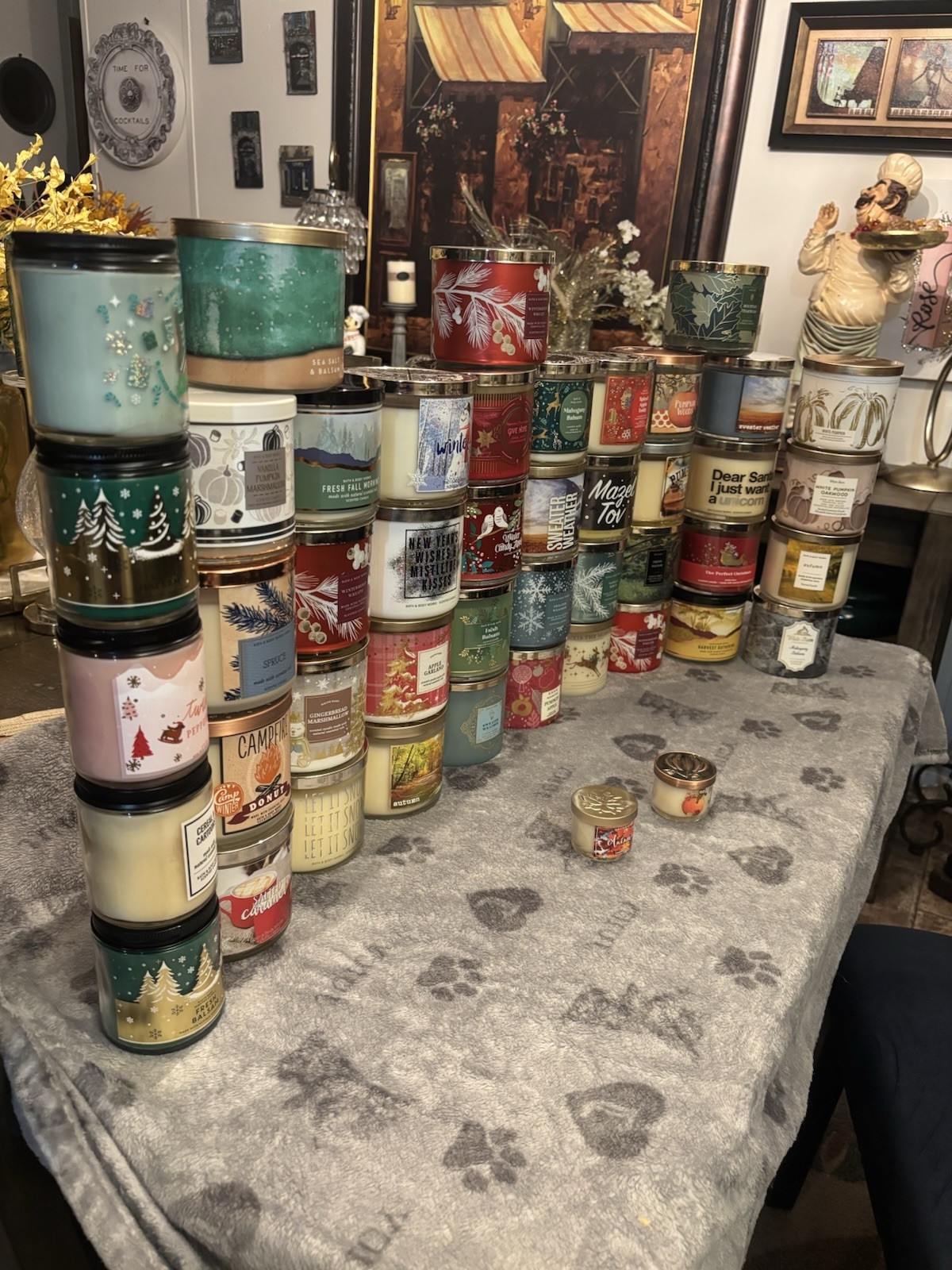 Lot Of 46 Bath And Body Works 3-Wick Candles Retired Scents READ