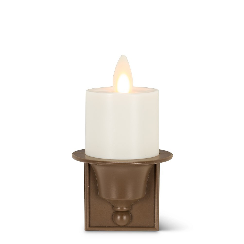 LightLi Touch Nightlight On Off 9 cm High Dusk to Dawn Sensor Moving Flame