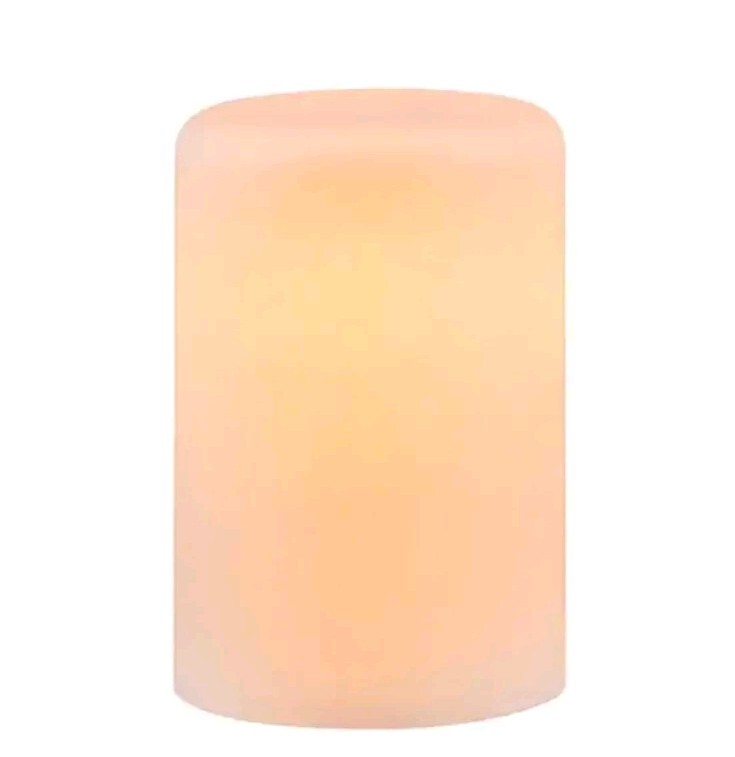 🕯️ ⭐ Hampton Bay Fireglow LED Candle 3″x4.5″ White with Remote Control