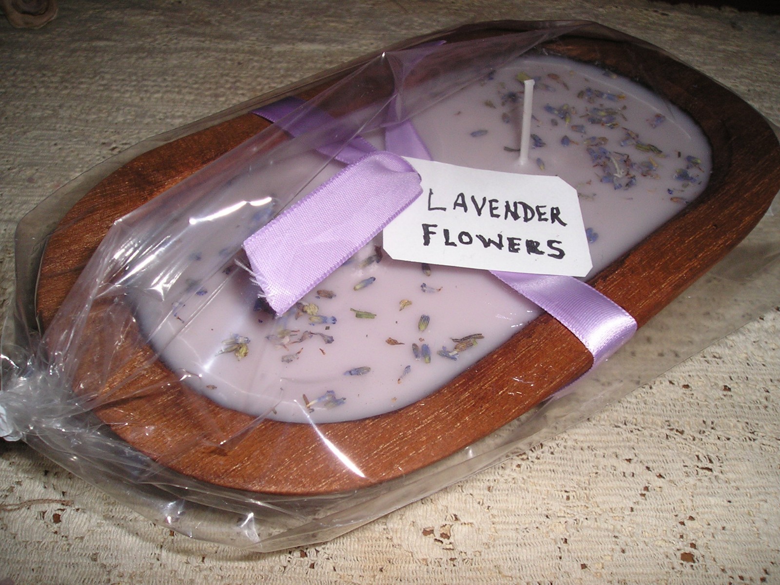 Lavender-Scented Bread Bowl Candle