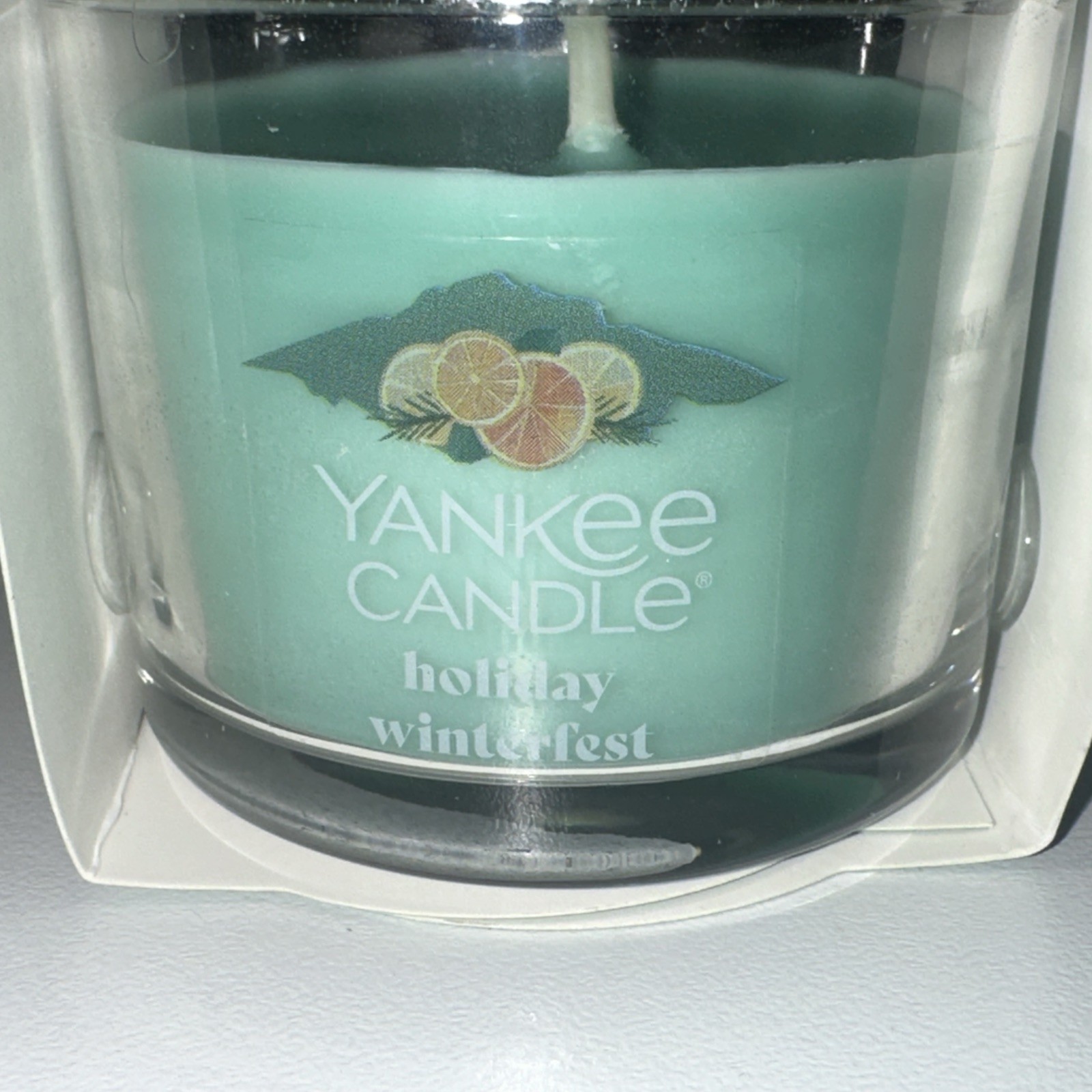 LOT OF 6-Yankee Candle HOLIDAY WINTERFEST Mini Votives 1.3oz each