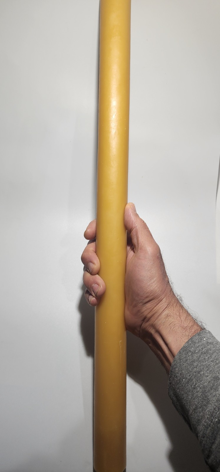 24″ H x 1.5″ W 100% Beeswax Altar Paschal candle pillar church US made