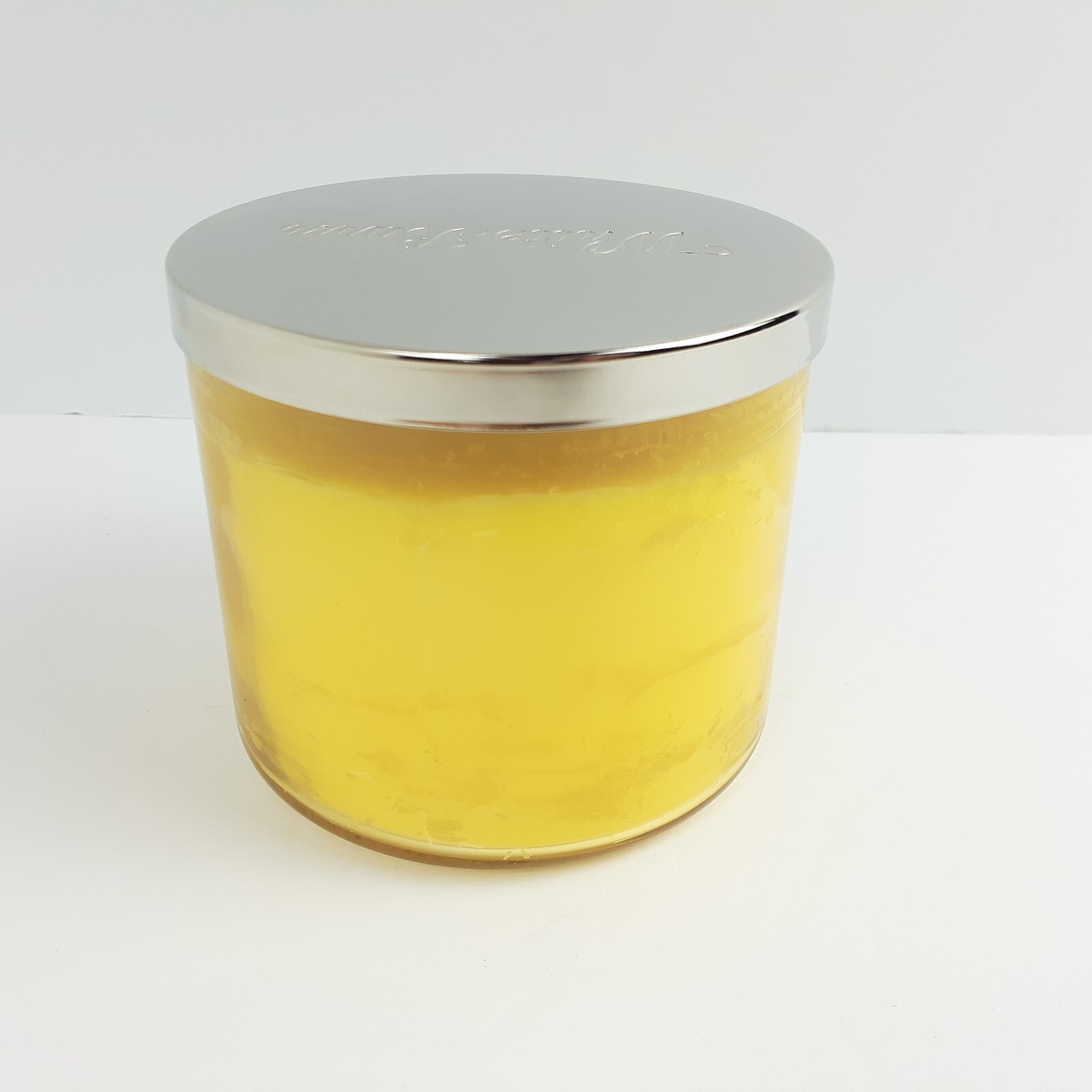 White Barn Pineapple Mango Scented 3 Wick Candle Burns 25-45 Hrs 14.5oz Fruit
