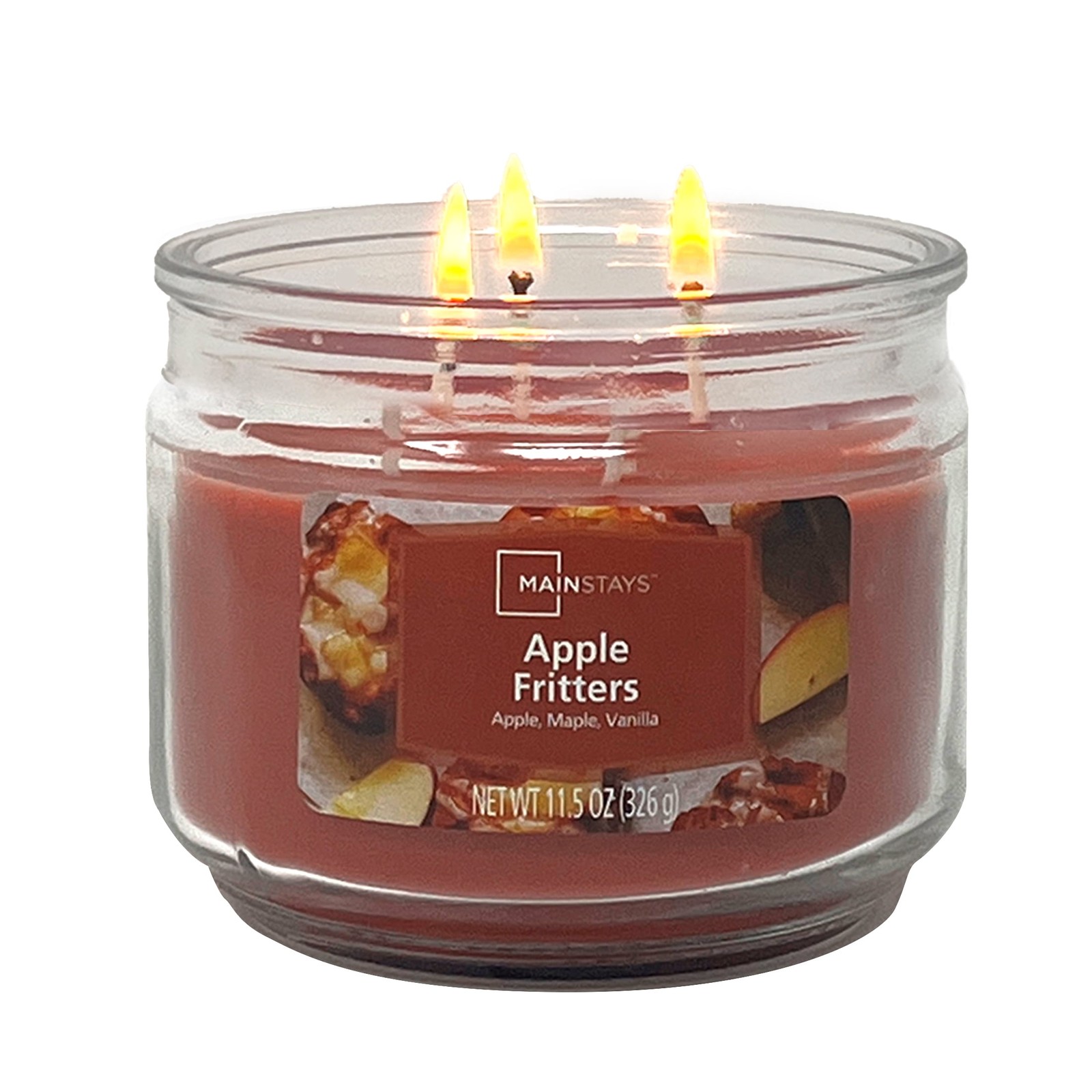 3-Wick Glass Jar Candle, 11.5 oz