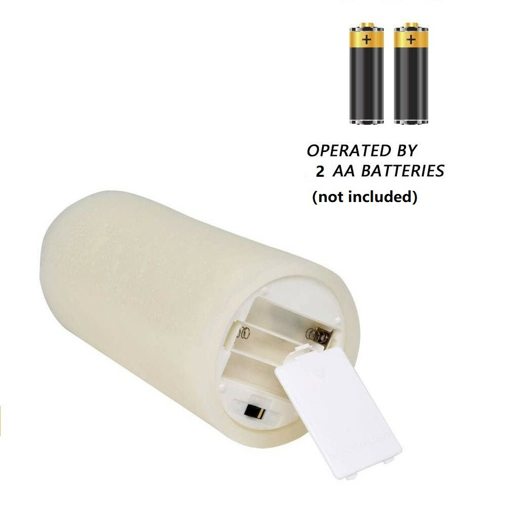 6x LED Flameless Candles Wax Pillar Battery Operated Candle Remote Control Timer