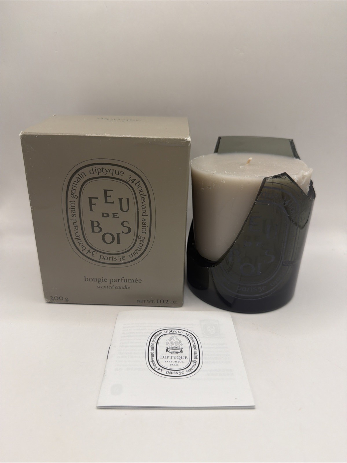Diptyque Feu de Bois Red Label Scented Candle 10.2oz 300g Luxury Home