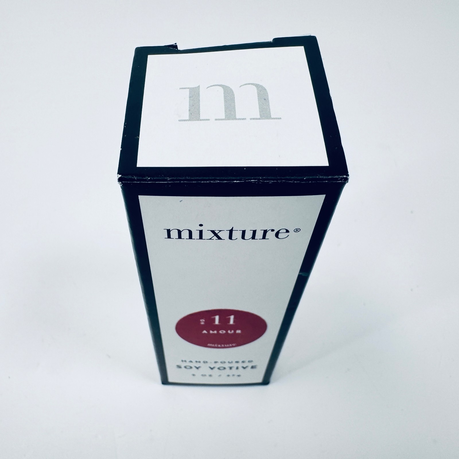 Mixture 11 “Amour” Scented Single Wick 2oz Soy Votive Candle