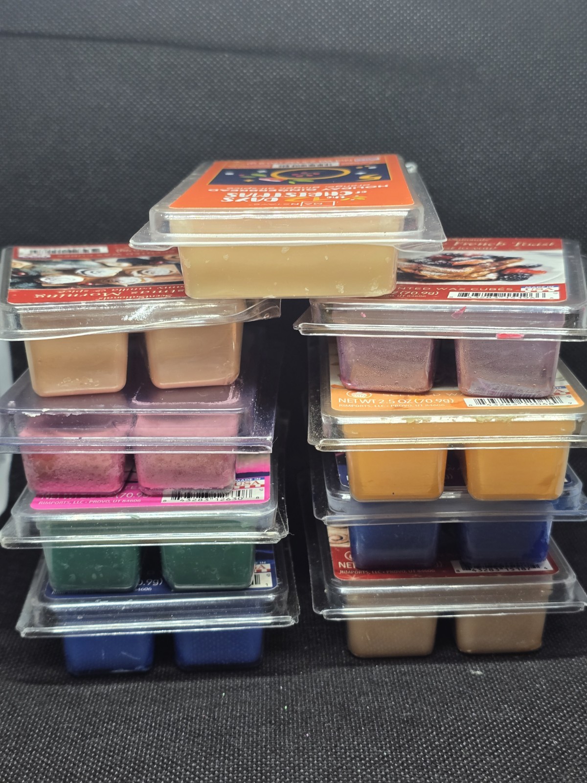 9 Wax Melt Lot Mixed Scents Assorted Brands Soy & Paraffin Wax Cubes