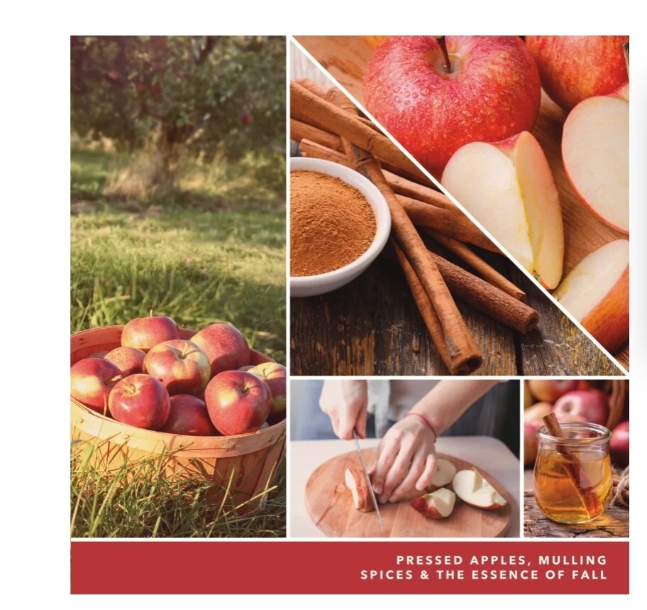 2 Pack Yankee Candle Macintosh & Red Apple Wreath 20 OZ Ea Combo