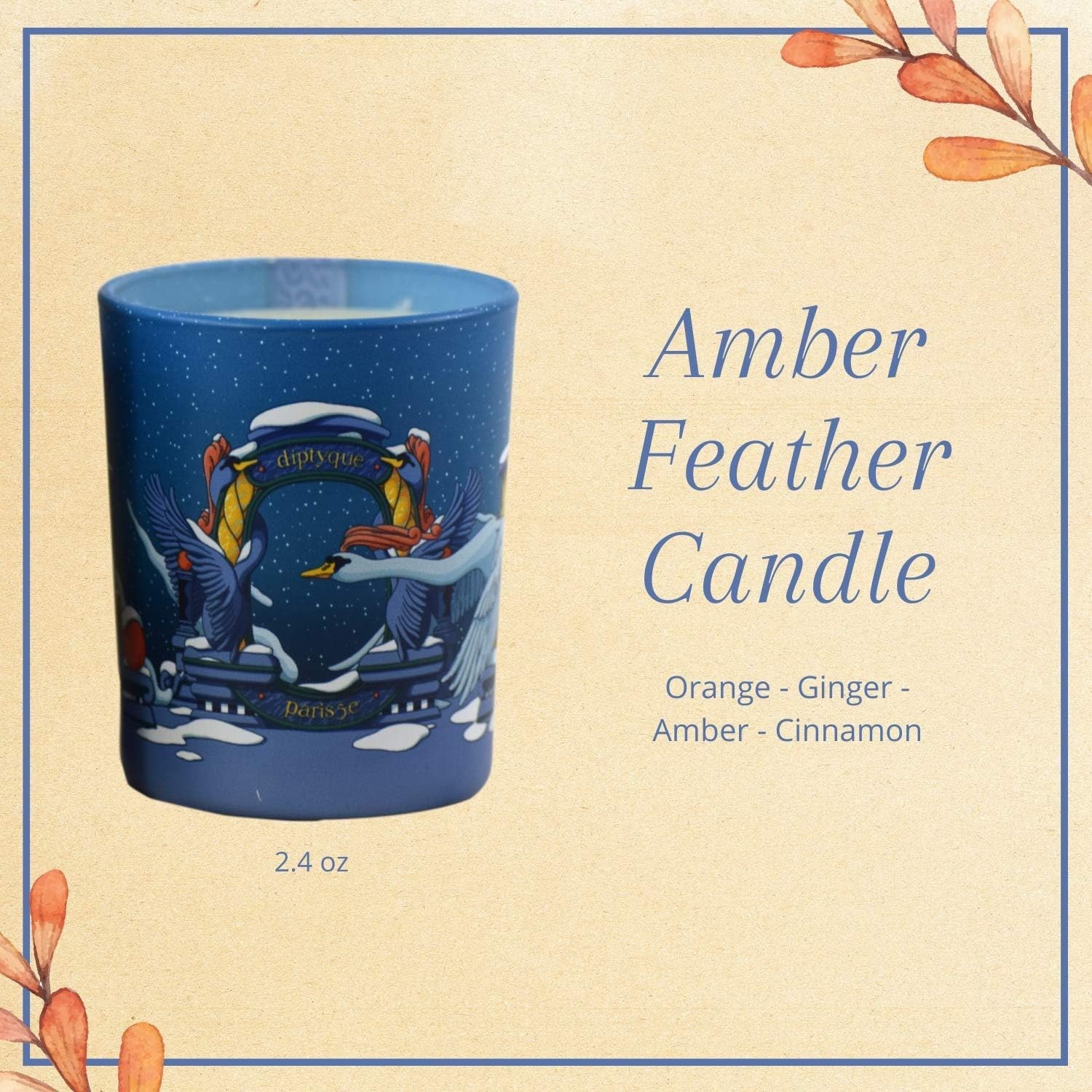 Diptyque Ambre Prime Scented Candle 70g Limited Edition RARE only one from 2020