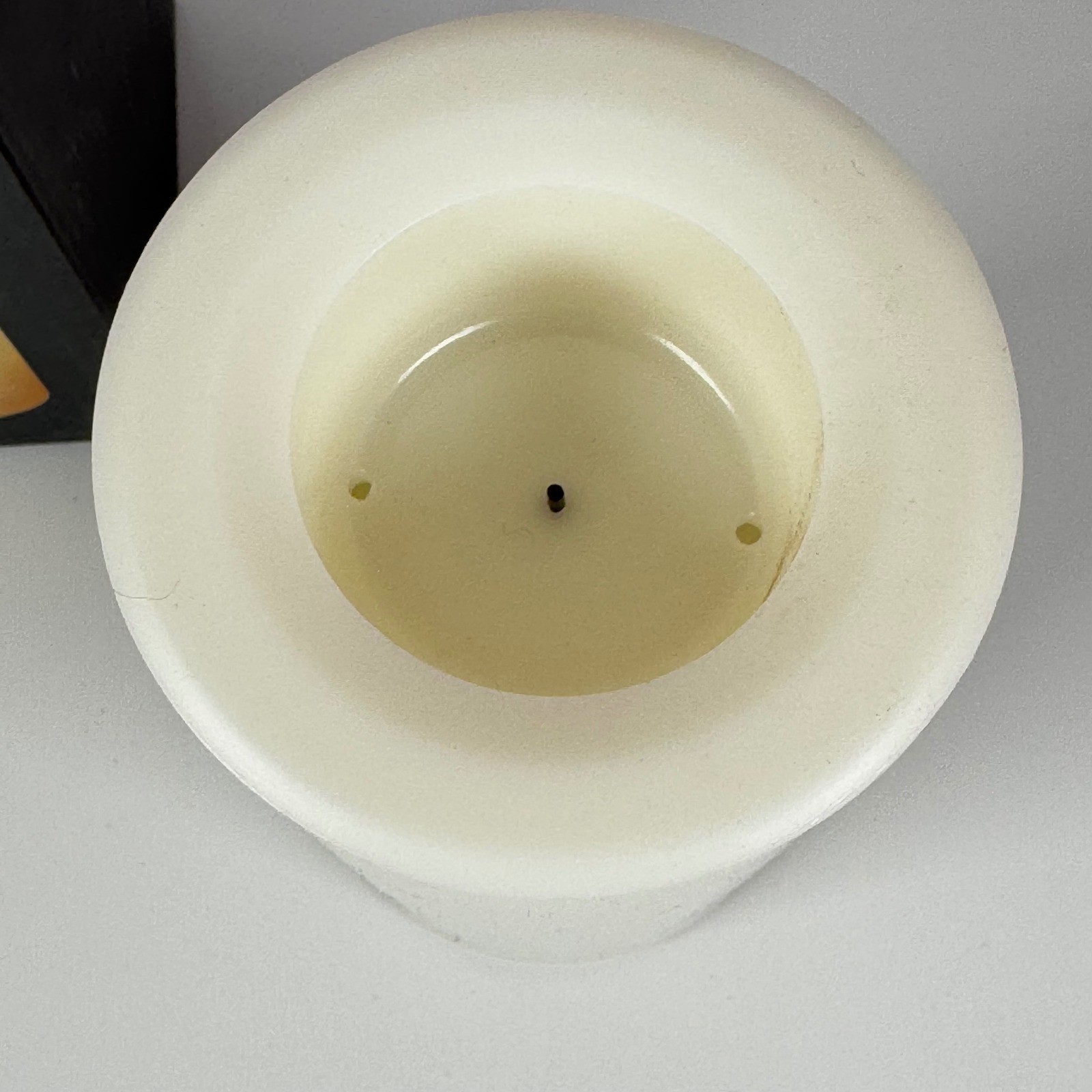 Restoration Hardware Flameless Candle Indoor Outdoor 24hr Timer 3.25×6 White Vtg