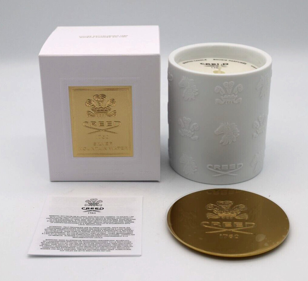 Creed Bougie Parfumee Silver Mountain Water Candle 220g / 7.76oz SHIPS SAME DAY