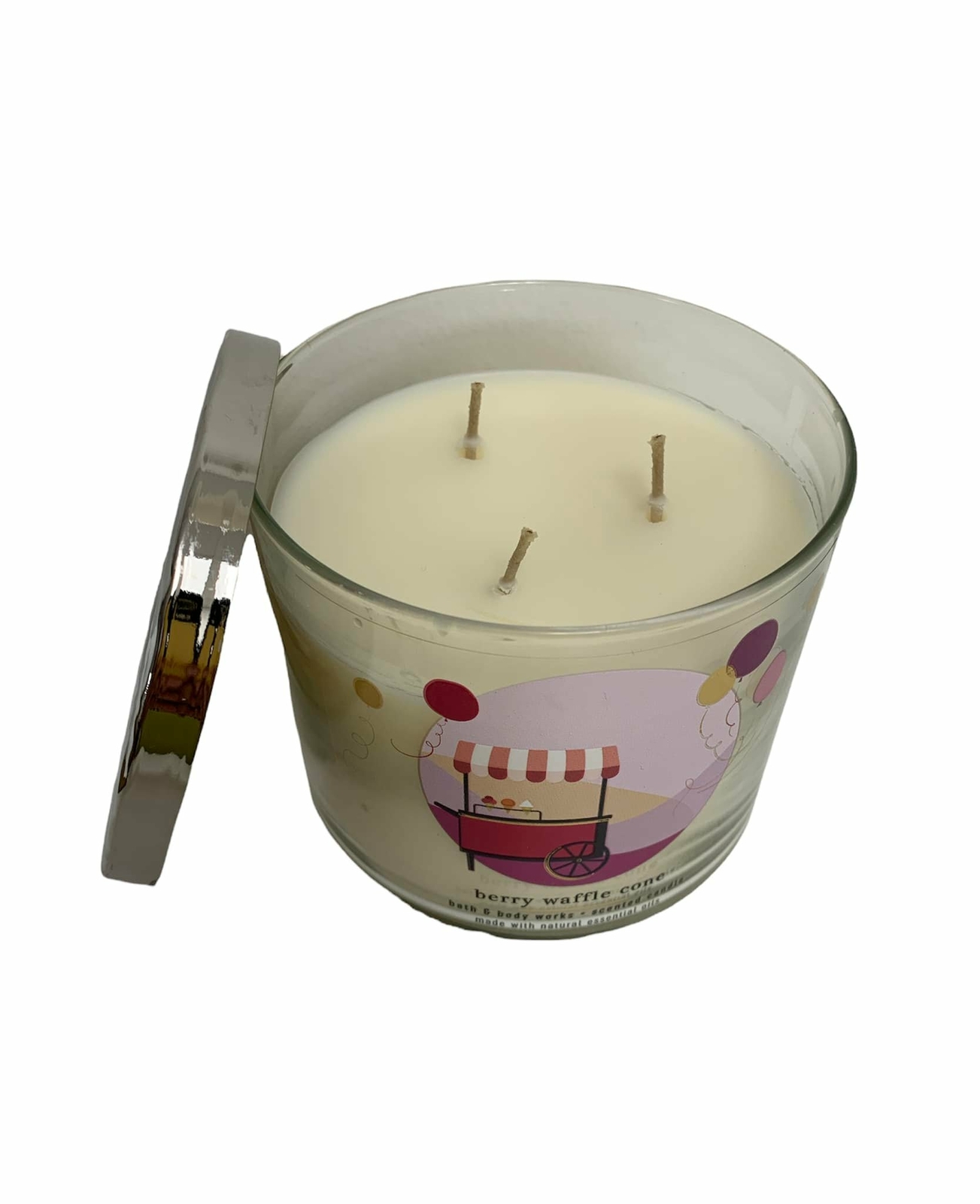 Bath & Body Works 3 Wick Scented Candle With Natural Essential Oils Pick Now