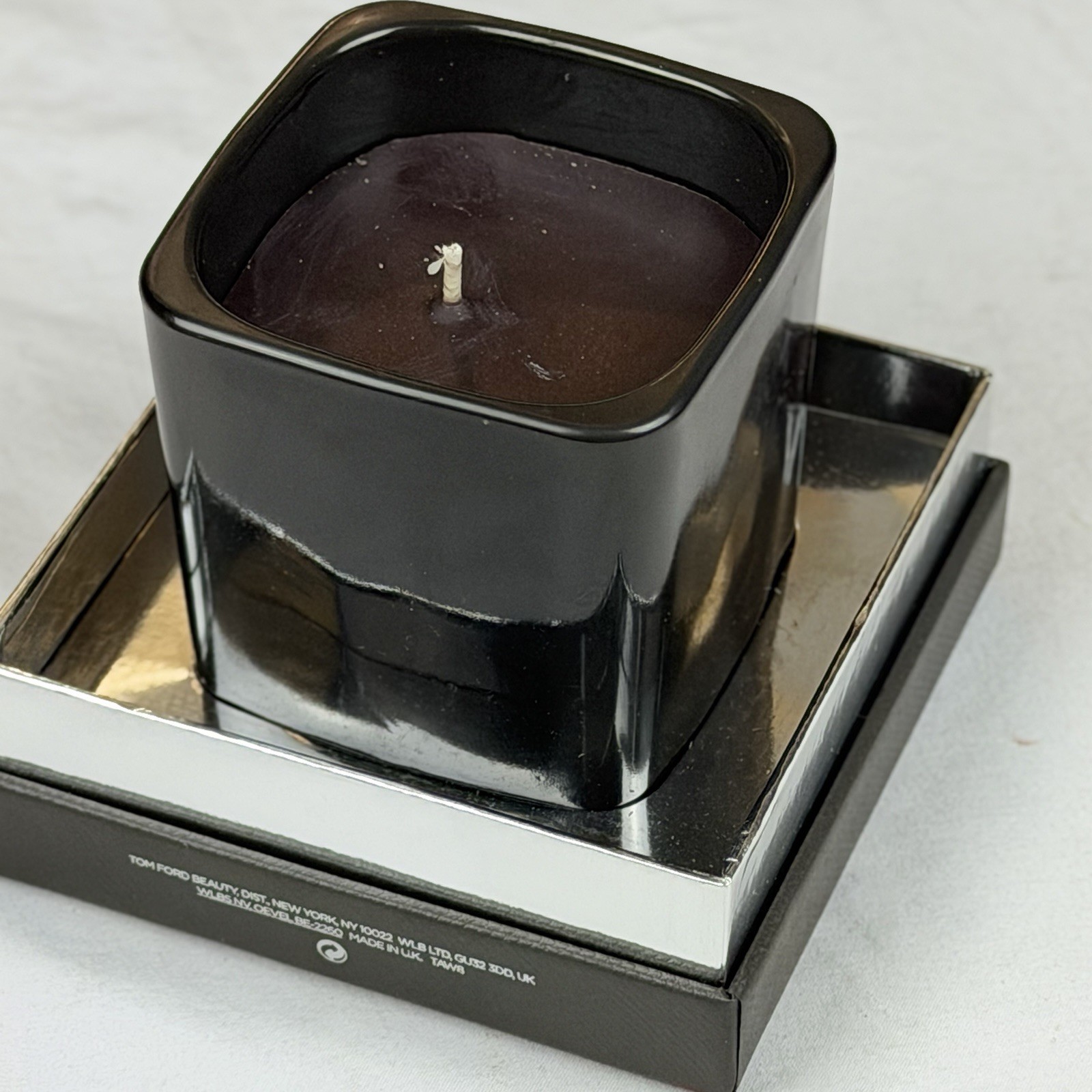 Tom Ford Oud Wood Scented Candle New In Box Unused Luxury Home Fragrance 2.25 in
