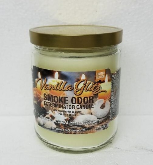 Smoke Odor Exterminator 13 oz Jar Candle Vanilla Glitz