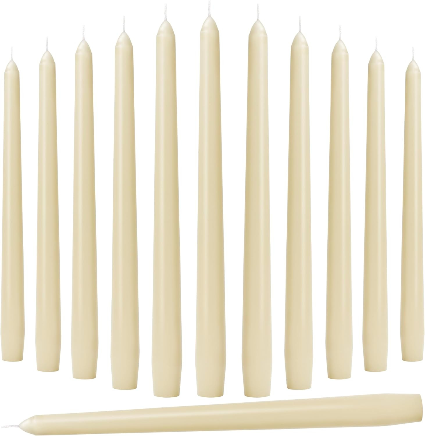 Pink Taper Candles 10-Inch – Pink Candlesticks 12 Pack Dripless Tapered Candle U