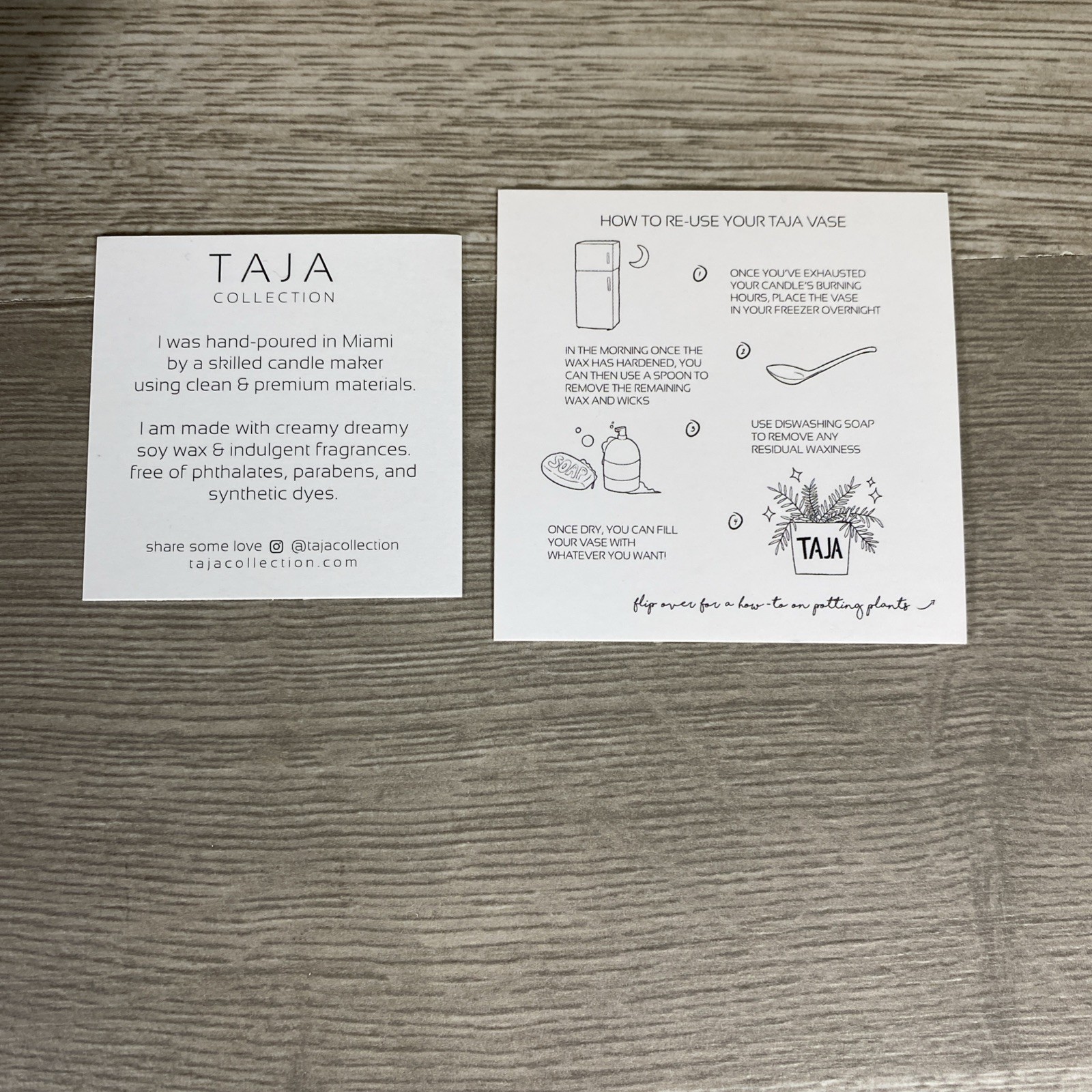 Taja Collection – Candle And Match Set Classic Florals Fragrance – New Miami FL
