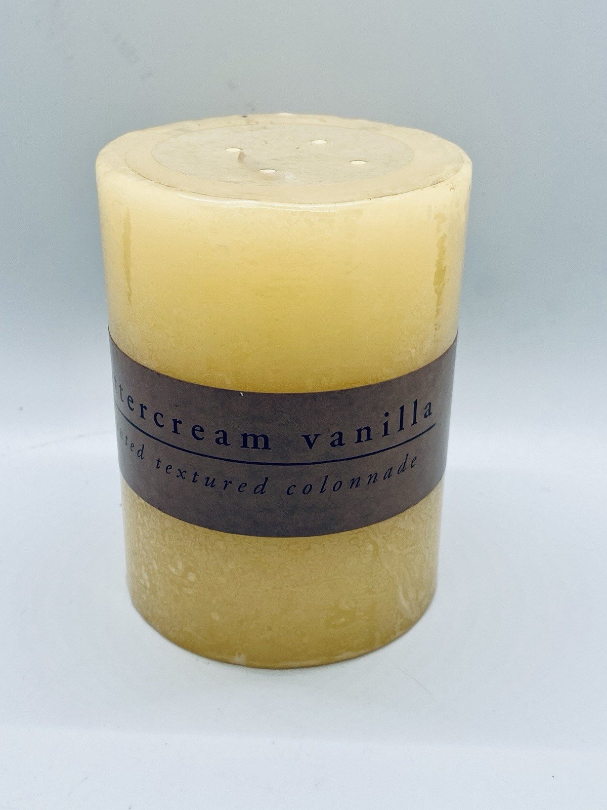 Pier 1 Imports Buttercream Vanilla 3″x 4″ Candle Pier One New In Packaging