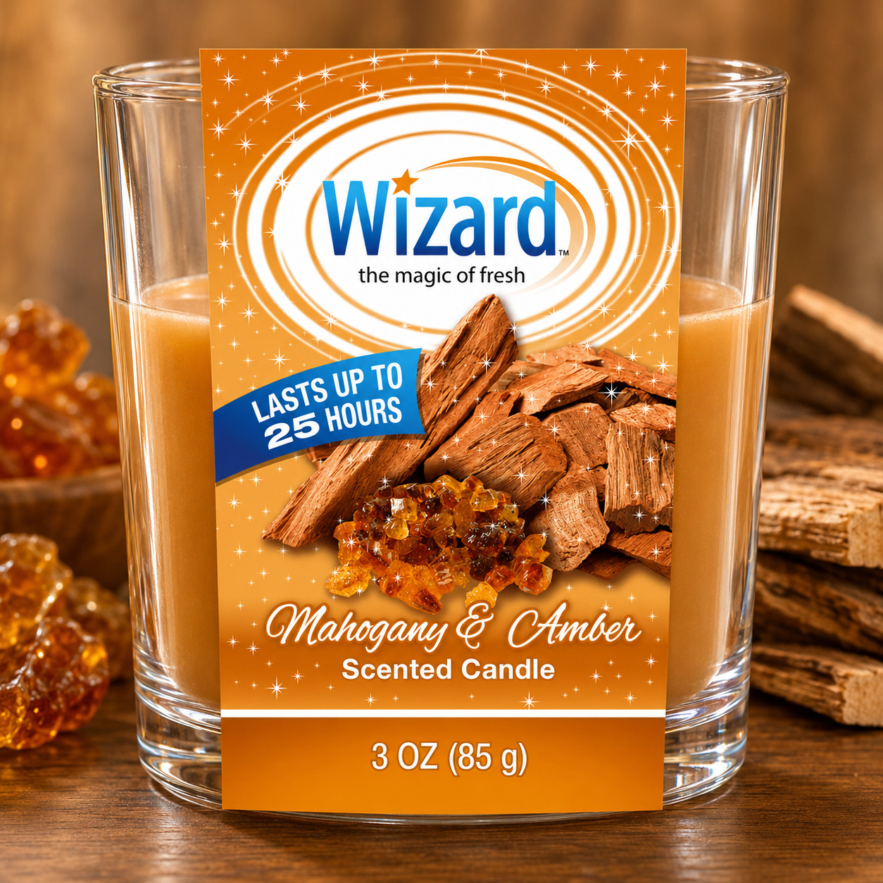 Wizard Scented Candle 12 Pack Choose Fragrance 3oz Glass Jar Home Decor Gift Set